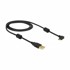 DELOCK USB kabel A-B Micro kutni 90° desni 1 m, crna