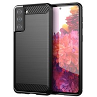 MG Maskica za Samsung Galaxy S21 Plus 5G, karbonska, fleksibilna, silikonska, crna