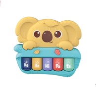 Baby klavijatura Koala, žuta