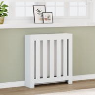 Pokrov za radijator, 78 x 20 x 82 cm, konstruirano drvo, bijeli