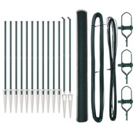 Heksagonalna ograda 1. 6x25 m čelik, zelena