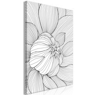 Slika Flower Line Vertical 40x60