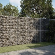 Gabionska košara s poklopcem 300x50x200 cm pocinčano željezo