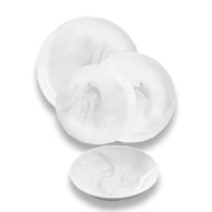 Set tanjura Diwali White Marble, 18 kom.