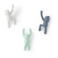 UMBRA Zidne plastične kuke u setu od 3 kom Buddy