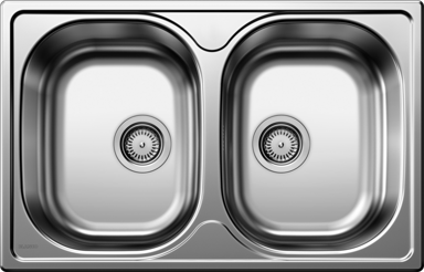 BLANCO Sudoper Tipo 8 Compact, inox 18/10, prirodna dorada