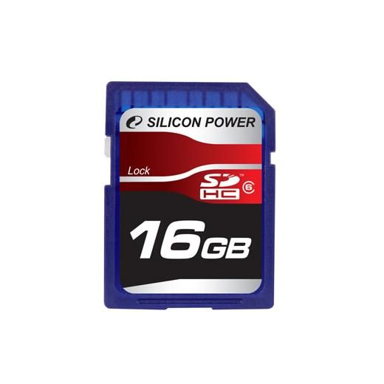 SILICON POWER Memorijska kartica SP016GBSDH010V10, 16 GB, SDHC, Class 10