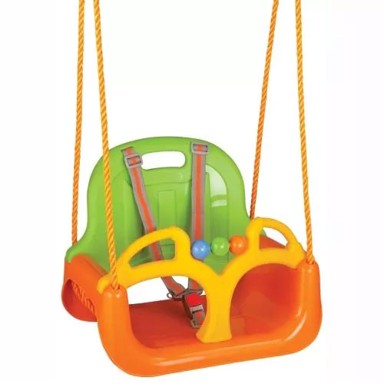 WOOPIE Ljuljačka 3u1, narančasto/zelena