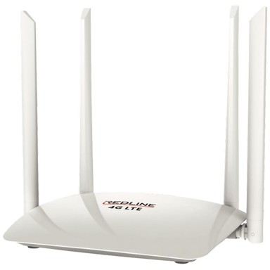 REDLINE Wireless N Router, 4G LTE, 2 port, 300 Mbps, 4 x 5 dBi antena - LTE-20