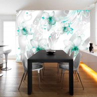 Foto tapeta Sounds of subtlety turquoise 200x140