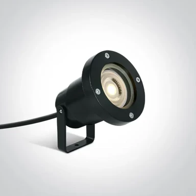 Reflektor sa šiljkom, GU10, 6W, IP65, 100–240V, crni, DM67202G/B