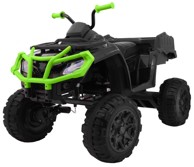 Quad na akumulator XL ATV, crno, zeleni
