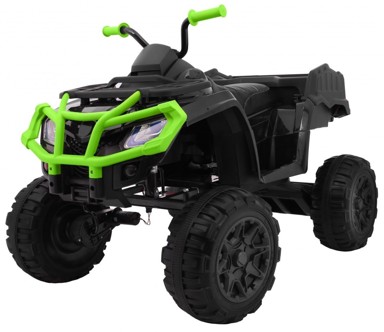 Quad na akumulator XL ATV, crno, zeleni