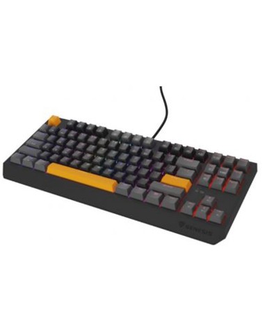 THOR Gaming tipkovnica 230, mehanička, žičana, US Layout, Anchor Gray, USB Type-A, Outemu Red