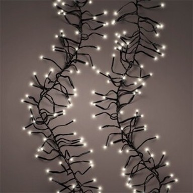 LED Lampice niz 14 m, toplo bijele, timer, IP45