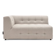 BOBOCHIC PARIS Bež sofa modul (lijevi kut) Kleber, 162x93x77 cm