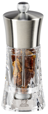 PEUGEOT Mlinac za čili od nehrđajućeg čelika/prozirni 14 cm OUESSANT