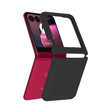 TECHSUIT Maskica Soft Edge Silicone za Motorola Razr 40 Ultra, crna
