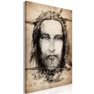 Slika Shroud of Turin in Sepia Vertical 60x90