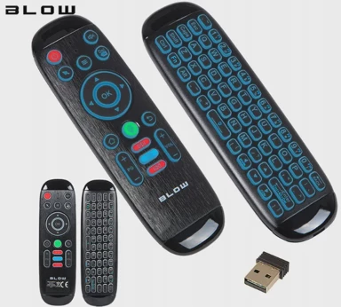 BLOW Mini KS-5 bežična pametna tipkovnica, zračni miš, crna