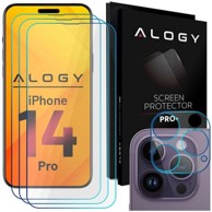 Glass pack 3x 9h kaljeno staklo zaštitno folija za ekran + staklo za leću za Apple iPhone 14 Pro