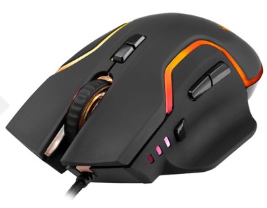 TRACER Miš Gamezone Ash RGB, žičani, crni