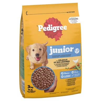 PEDIGREE Hrana za štence Junior, perad i povrće, 2,6 kg