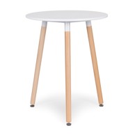 MODERNHOME Stol za dnevni boravak, 60 cm, bijeli