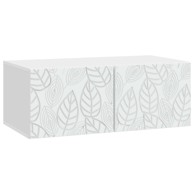 TV zidni ormar, 78,5 x 31 cm, konstruirano drvo, bijela