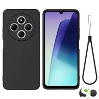 HQ Premium Quality Protuklizna silikonska maskica za Xiaomi Redmi 14C Mat Crna