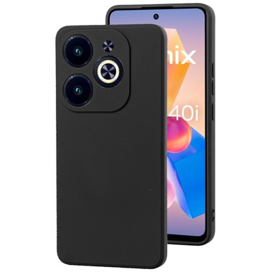 Silikonska maskica za Infinix Hot 40i, lite, crna