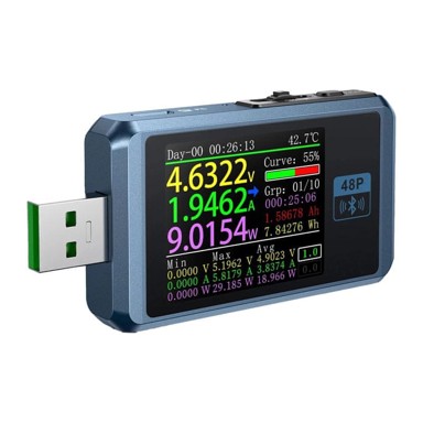 FNIRSI Tester USB priključka, FNB48P, Bluetooth