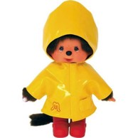 BANDAI Plišane igračke Monchhichi u kabanici, 20 cm