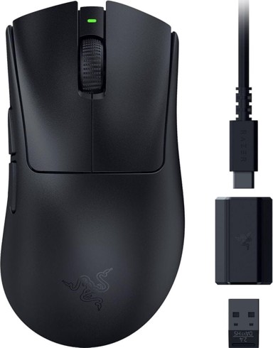 RAZER Gaming miš DeathAdder V3 HyperSpeed Wireless, ultralaki