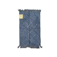 Prostirka za kupaonicu, pamuk, 50x70cm, plava,