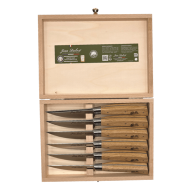 JEAN DUBOST LAGUIOLE Noževi za meso, 6 kom., drvo