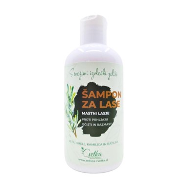 CVETKA Šampon za masnu kosu s bio biljem, 250 ml