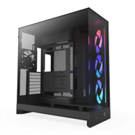 NZXT Kućište H9 Flow RGB, midi tower, E-ATX, tempered glass, crno (CM-H92FB-R1)
