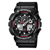 CASIO Ručni sat G-SHOCK GA-100-1A4, crna