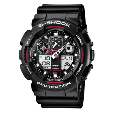 CASIO Ručni sat G-SHOCK GA-100-1A4, crna