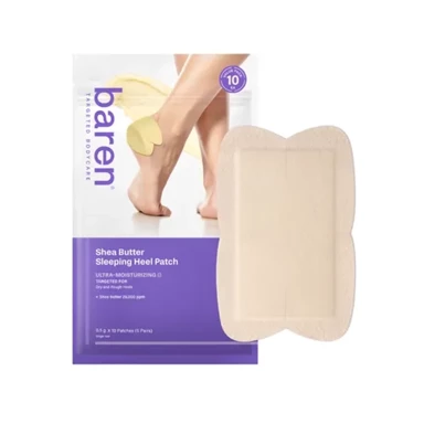 BAREN Hidratantni flaster za pete Shea Butter Sleeping Heel Patch 10 kom