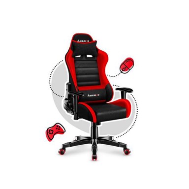 HUZARO Gaming stolica za djecu, model HZ-Ranger 6.0, crvena mreža, crna i crvena