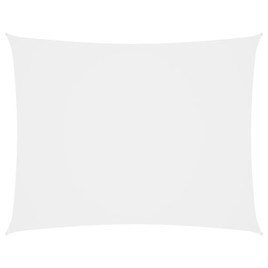 Jedro protiv sunca od tkanine pravokutno 2,5 x 4,5 m bijelo