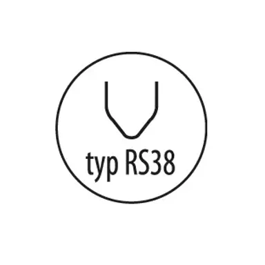 DEDRA Plastične spajalice RS38