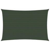 Jedro za zaštitu od sunca 160 g/m² 5 x 6 m HDPE, tamnozelena