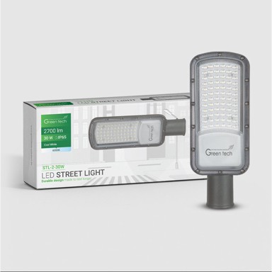 GREEN TECH LED Ulična svjetiljka, 30 W, 6000 K, IP65
