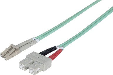 INTELLINET Optički kabel 751094, LC-SC OM3, 5 m, plavkasti