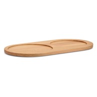 MIACARA Podloga za zdjelicu Doppio Oak Natural M/L, 24×46 cm