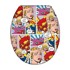 WENKO Sjedalo za toalet s lakim zatvaranjem Pop Art, 45 x 37,5 cm