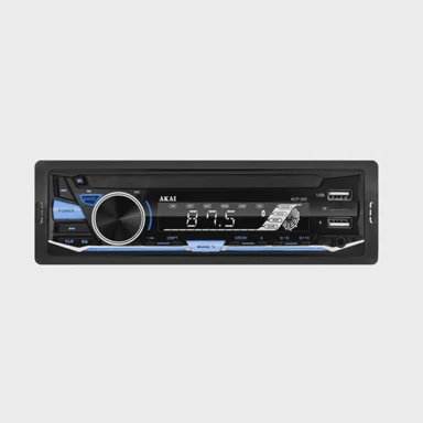 AKAI Auto radio ACP-300, FM, Bluetooth, LCD, upravljanje aplikacijom, microSD, USB, 4 x 25 W, ISO